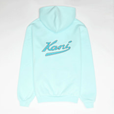 Karl Kani Varsity Palm Print Zip Hoodie Junior lightaqua niebieski