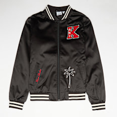 Karl Kani Kani Satin Bowlingjacket Junior black noir