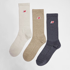 New Balance 3 PACK - Essential Cushioned Crew Socks multicolore