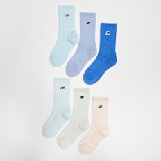 New Balance 6 PACK - Patch Logo Crew Socks multicolor