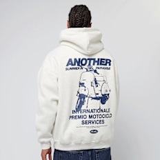 Another Cotton Lab Summer in Paradise Oversized Hoodie grijs
