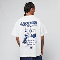 Another Cotton Lab Summer in Paradise Oversized T-Shirt weiß