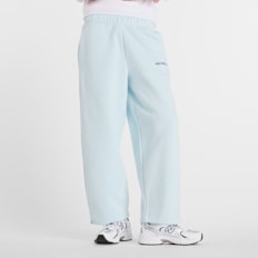 New Balance Reimagined Fleece Barrel Leg Pants blu