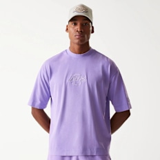 New Era NBA Los Angeles Lakers Washed T-Shirt ljubičasta