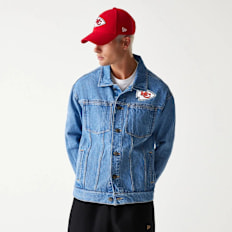 New Era NFL Denim Jacket Kansas City Chiefs blauw