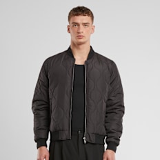 Urban Classics Onion Quilted Bomber negro