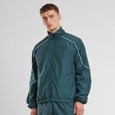 Urban Classics Piped Panel Trackjacket verde