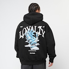 DropSize Heavy Oversize Horizon Hoodie schwarz