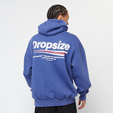 DropSize Heavy Oversize Copyright Hoodie bleu