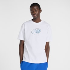 New Balance Chrome NB T-Shirt white weiß