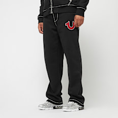 True Religion Big T Cross Stitch Jogger schwarz