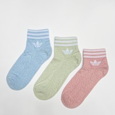 adidas Originals 3 PACK - 3S ANKLE S  wonder mauve/linen green/clear sky multicolore