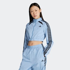 adidas Originals Teamgeist Adicolor Cropped Track Top bleu