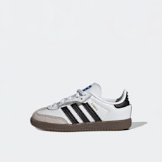adidas Originals Samba OG Comfort Closure Elastic Lace bambini piccoli bianco