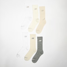 New Balance 6 PACK - EVERYDAY SEASONAL CREW -  beige/brown/grey/white multicolorido