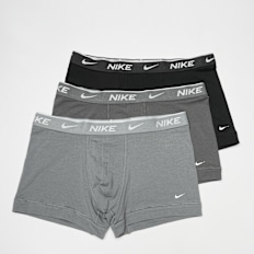Nike 3 PACK - Everyday Cotton Stretch Trunk schwarz