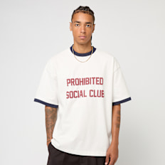 Prohibited SC Contrast Tee blanc