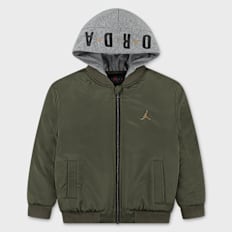 Jordan Big Logo Hooded Bomber verde