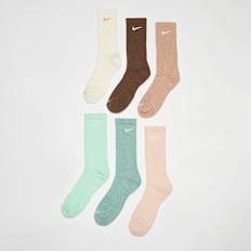 Nike 6 PACK - Everyday Plus Cushion Crew multicolore