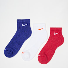 Nike 3 PACK - Nike Everyday Plus  red/wht/blue multicolore