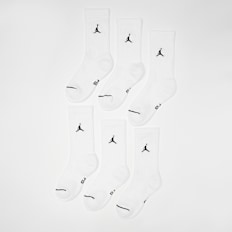 Jordan 6 PACK - Everyday Cushioned Crew Socks bijela