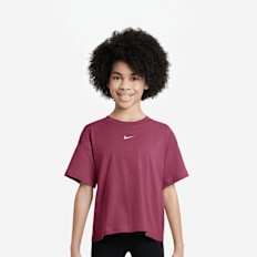Nike Sportswear Tee Boxy Essential Low Brand Read vermelho