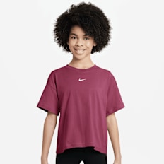 Nike Sportswear Tee Boxy Essential Low Brand Read rouge