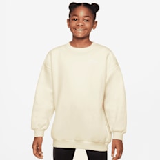 Nike Sportswear Club Fleece Oversized Crew beige