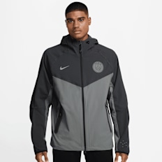Nike PSG Tech Woven Windrunner Full Zip Jacket cinzento