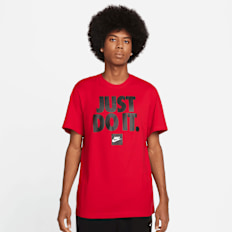 Nike Sportswear Tee Fran JDI Verbiage vermelho