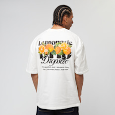 DropSize Heavy Oversized Orange Lemonade T-Shirt weiß
