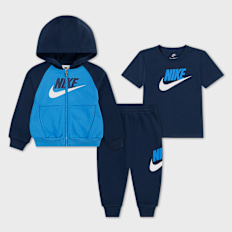 Nike Color Blocked High-Brand-Read Jogger Set bleu