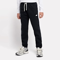 New Balance Boys Brush Back Small Logo Joggers zwart