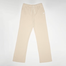 New Balance French-Terry Small Logo Wide Leg Jogger beige