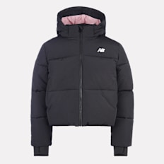 New Balance Wide Baffle Puffer Coat noir