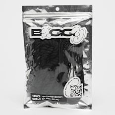 BAGGY ROPE LACES 10mm SET 100cm jet black crna