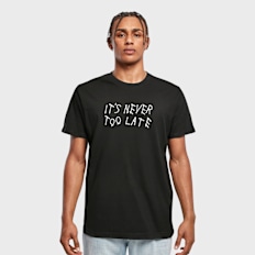 Mister Tee It Is Never Too Late Tee black noir