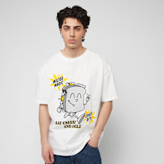 Mister Tee Cheese And Smile Oversize Tee branco