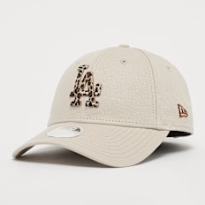 New Era FEMALE 9FORTY Leopard Infill Los Angeles Dodgers stone beige