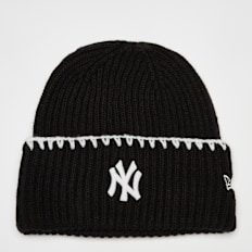 New Era Female Chunky Topstitch Beanie New York Yankees noir