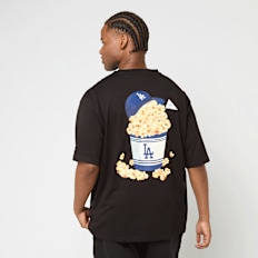 New Era MLB Food Graphic Oversized Tee Los Angeles Dodgers schwarz