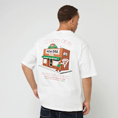New Era Overzised Graphic Tee bijela