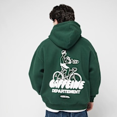 Another Cotton Lab Caffeine Dept. Zip Hoodie groen