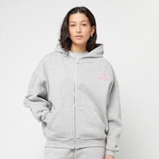 Felicious Basic Chest Logo Zipper grijs