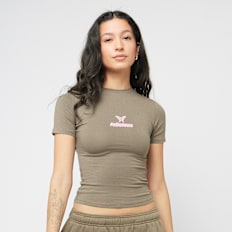 Felicious Basic Tight Logo T-Shirt zielony