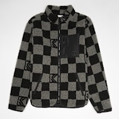 Karl Kani Og Teddy Zip Jacket Junior schwarz