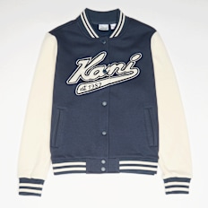 Karl Kani Varsity Sweat Collegejacket Junior niebieski