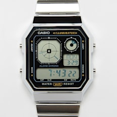 CASIO A130WE-1AEF argento