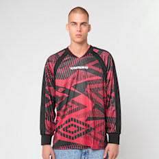 Umbro Printed Long Sleeve Jersey rot