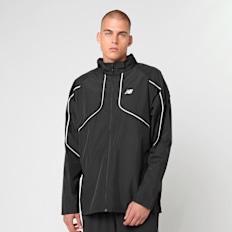 New Balance Active Full Zip Reflective Jacket noir